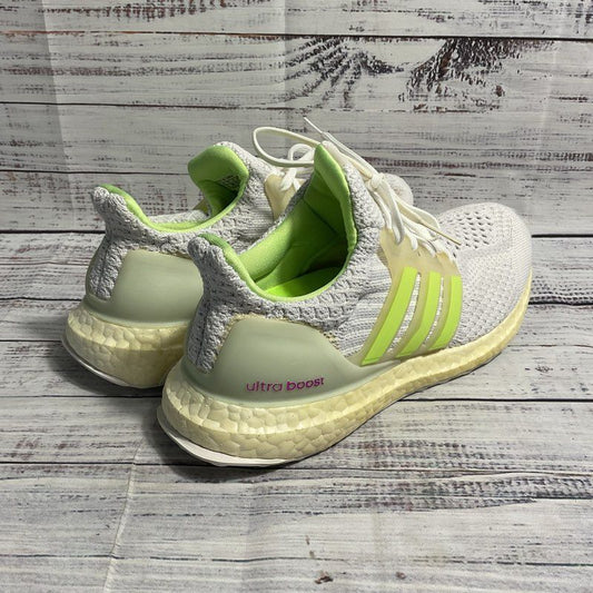 Adidas Ultraboost 5.0 DNA White & Glow in the Dark Athletic Sneaker Women's 6.5