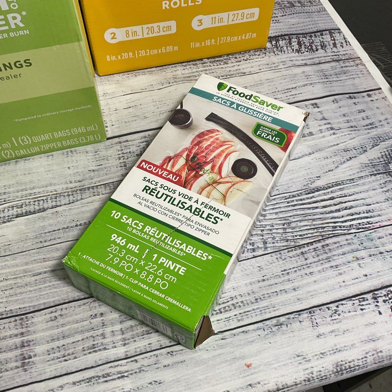 New Sealed Foodsaver Premier Multi Use Vacuum Sealing System Vs3130 + 79 Bags