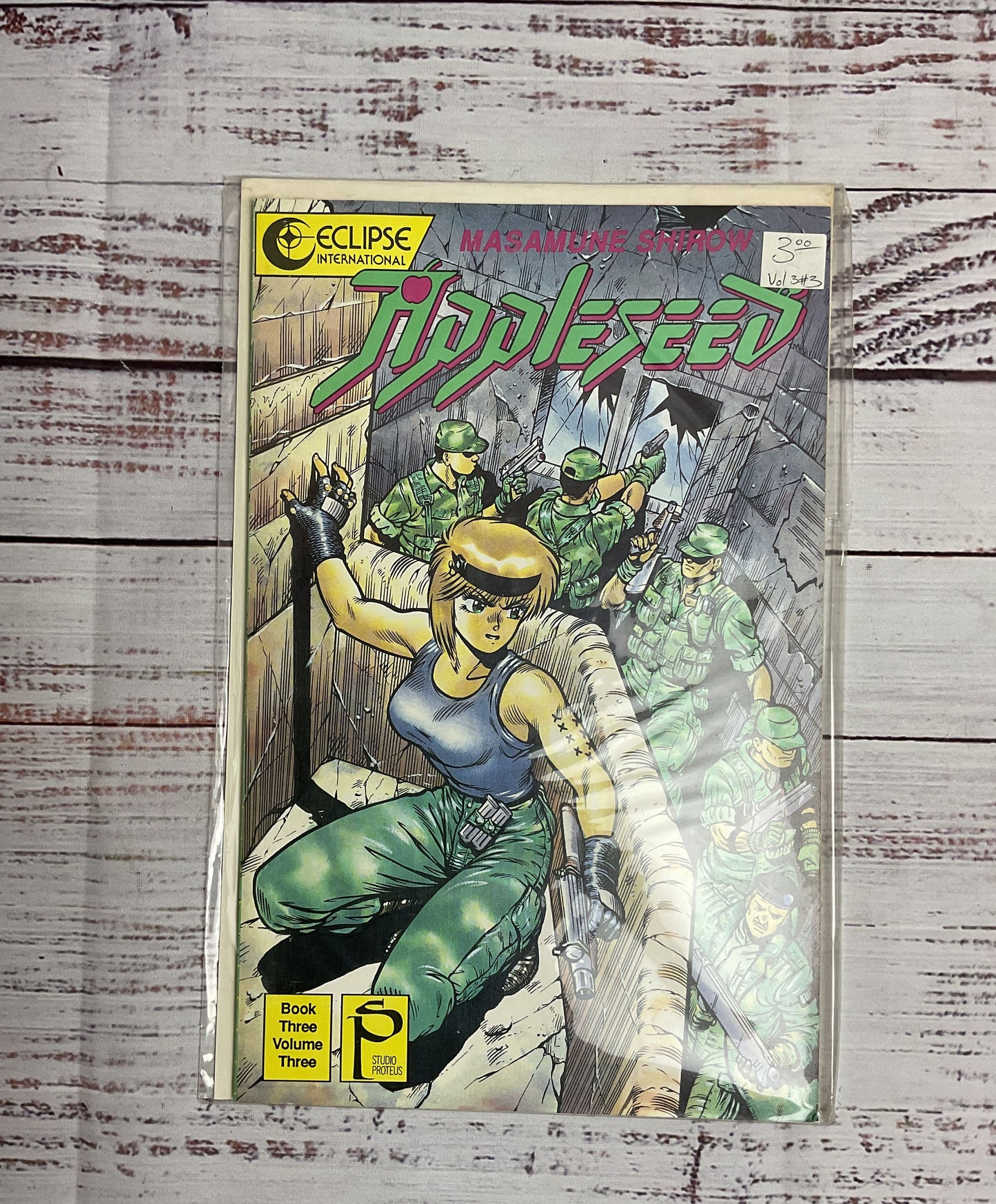 LOT 1990 Appleseed: Masamune Shiorw Eclipse International Book Three Volumes#1-5