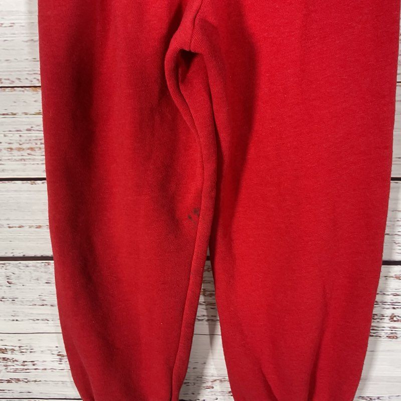 Aviator Nation Red Rainbow Heart Children's Sweatpants - Size 4
