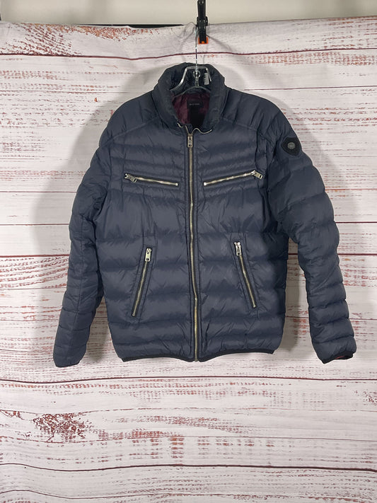Diesel Blue Zip Up Puffer Jacket - Size M
