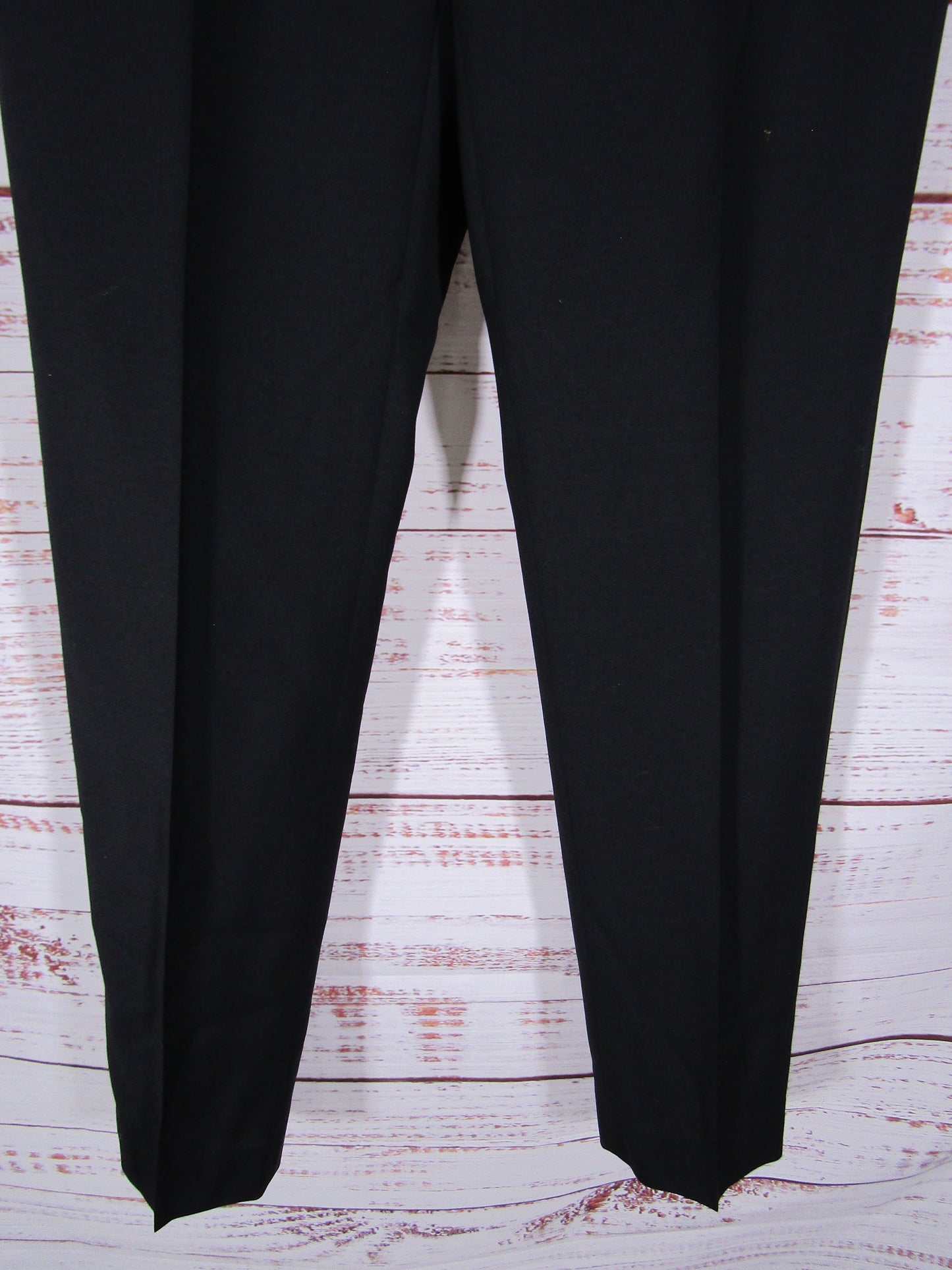 Lanvin Women's Black Wool Trouser Pants Size 38 Made in Italy