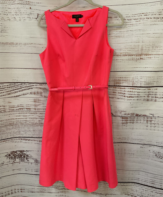 Ted Baker Halina Women's Sleeveless Pink Belted Dress Size M