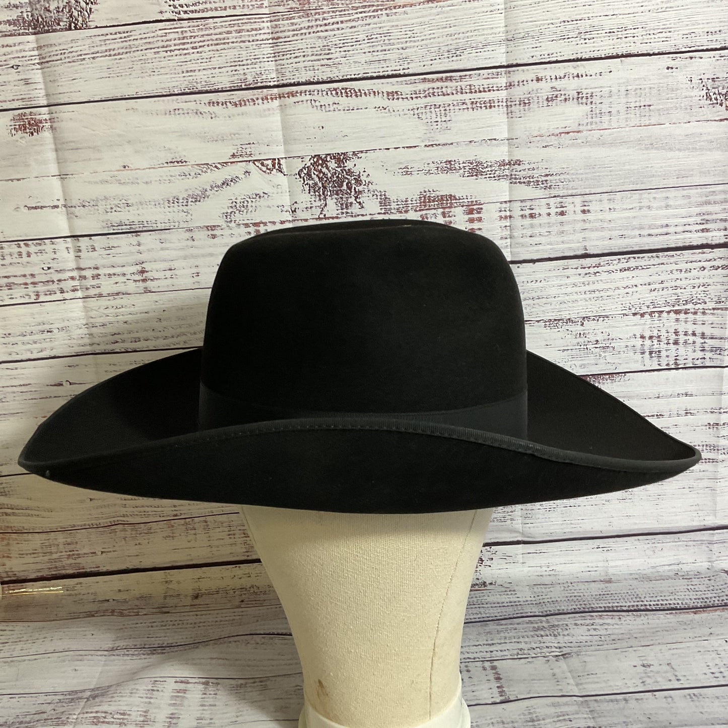 FERNANDEZ Y ROCHE Spain Men's Black Fedora Hat- SZ 7 3/8