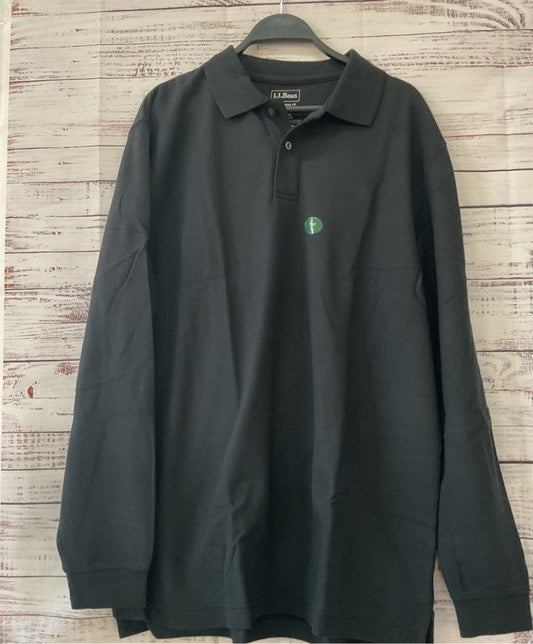 NWT Men's LL Bean Black Long Sleeve Size L Tall