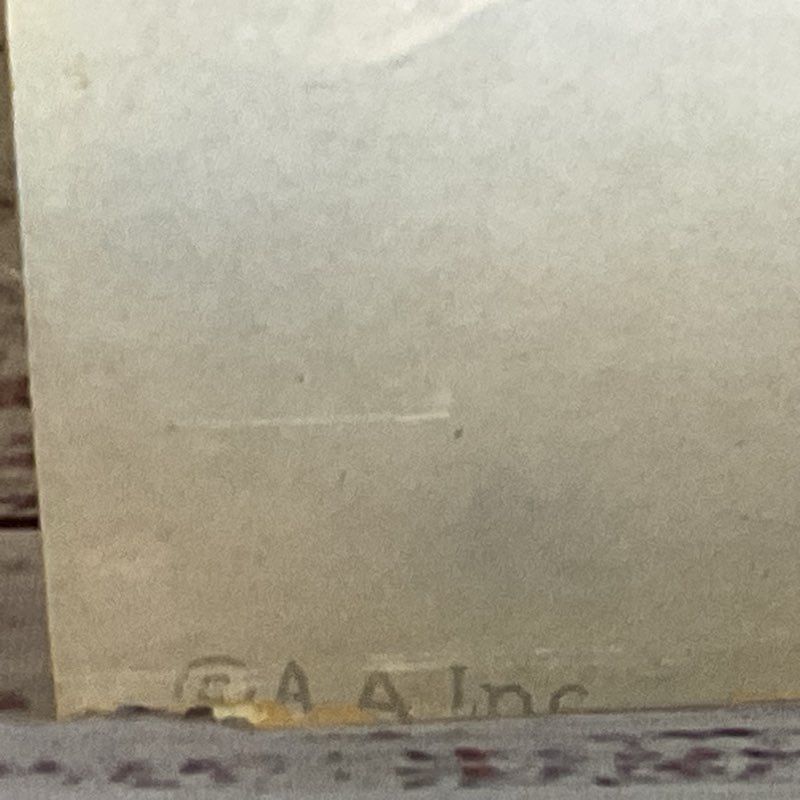 VTG. FREDERICK REMINGTON "The Scout Friends or Foes" Lithograph Print