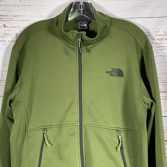 THE NORTH FACE Men's Green Zip Up Jacket- SZ M