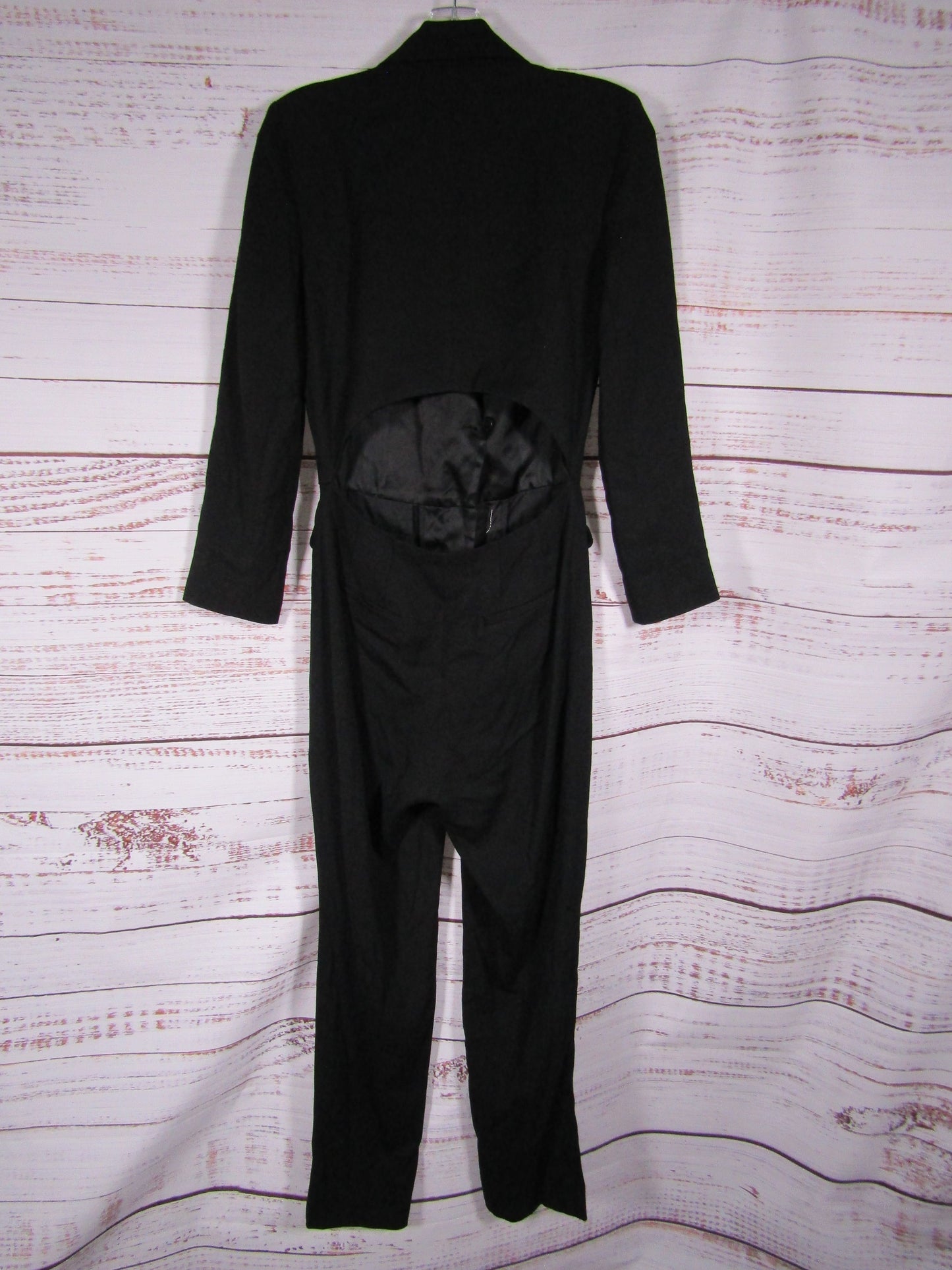 Ba&Sh Celia Women's Black Open Back Jumpsuit Size S