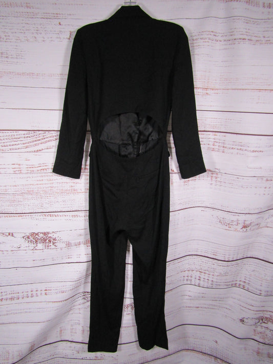 Ba&Sh Celia Women's Black Open Back Jumpsuit Size S