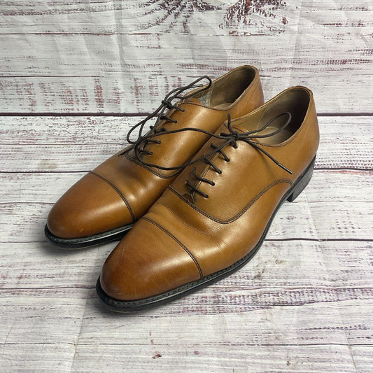 Loding Brown Leather Oxford Dress Shoe Men's Size 8