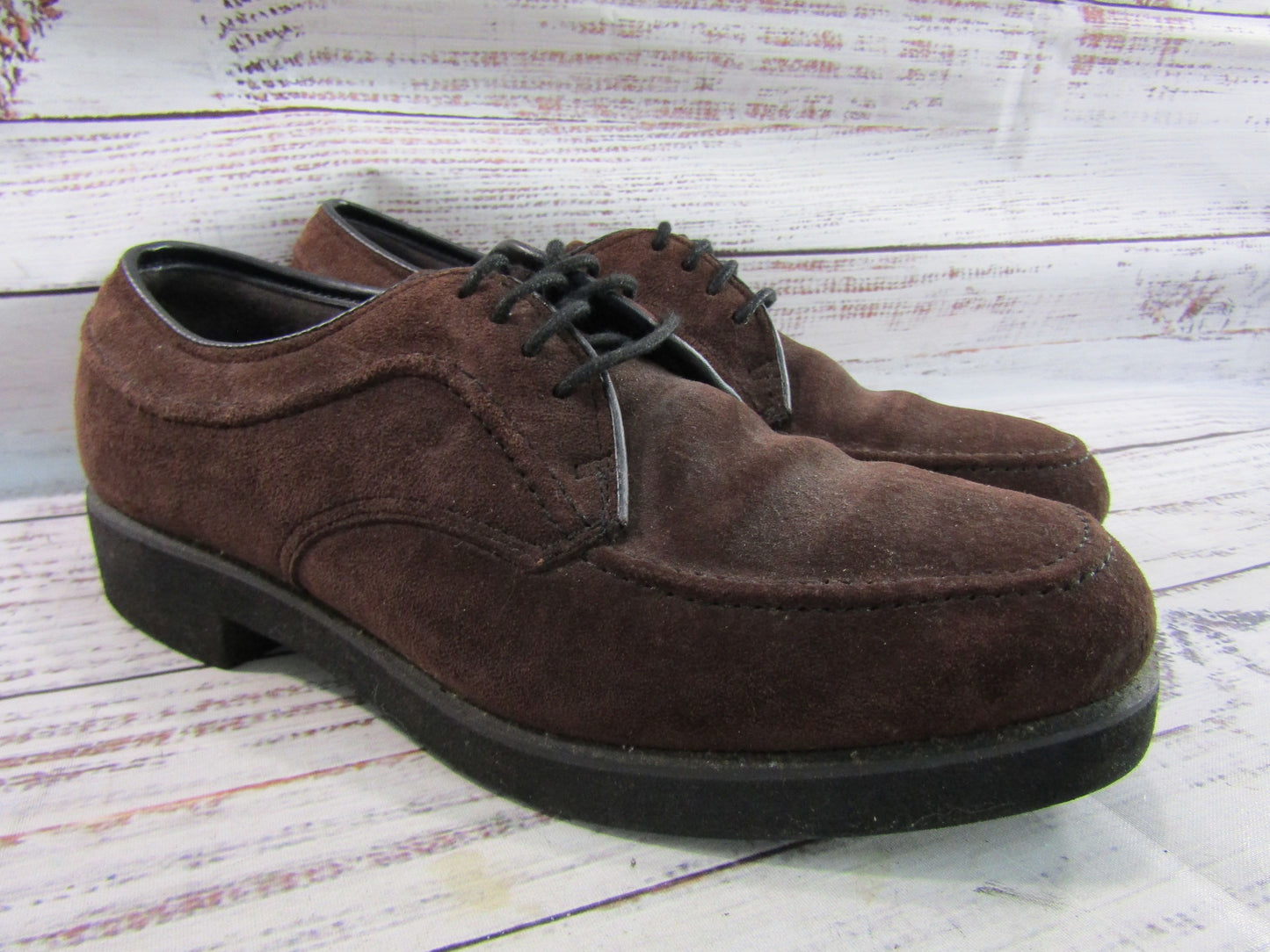Hush Puppies Women's Brown Suede Oxford Dress Shoes Size 7.5