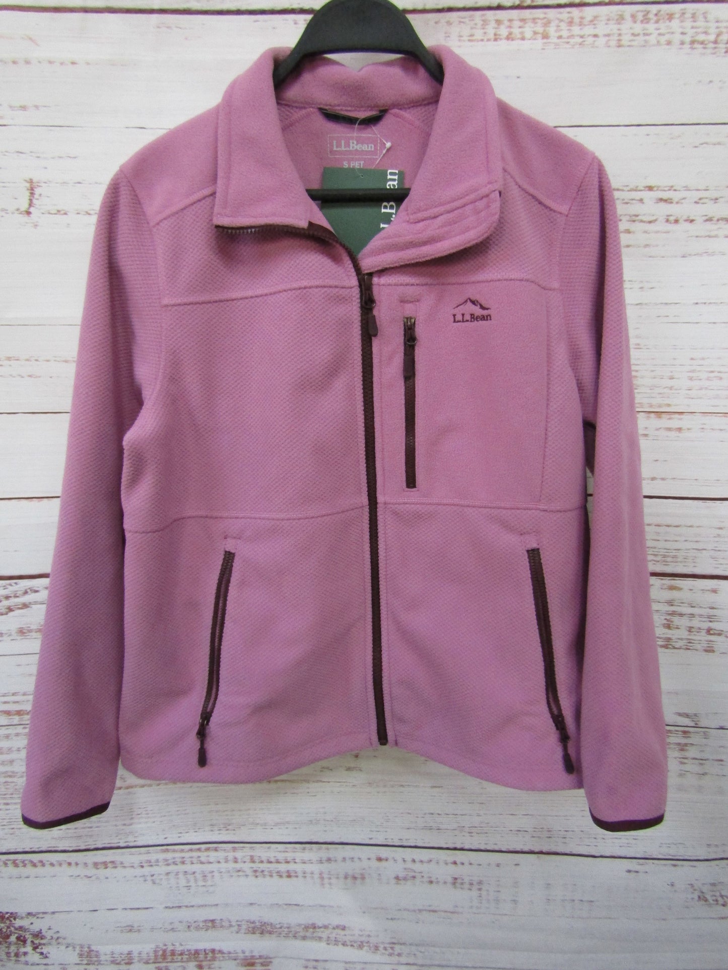 L.L. Bean Wind Challenger Women's Iced Orchid Full Zip Jacket Size S