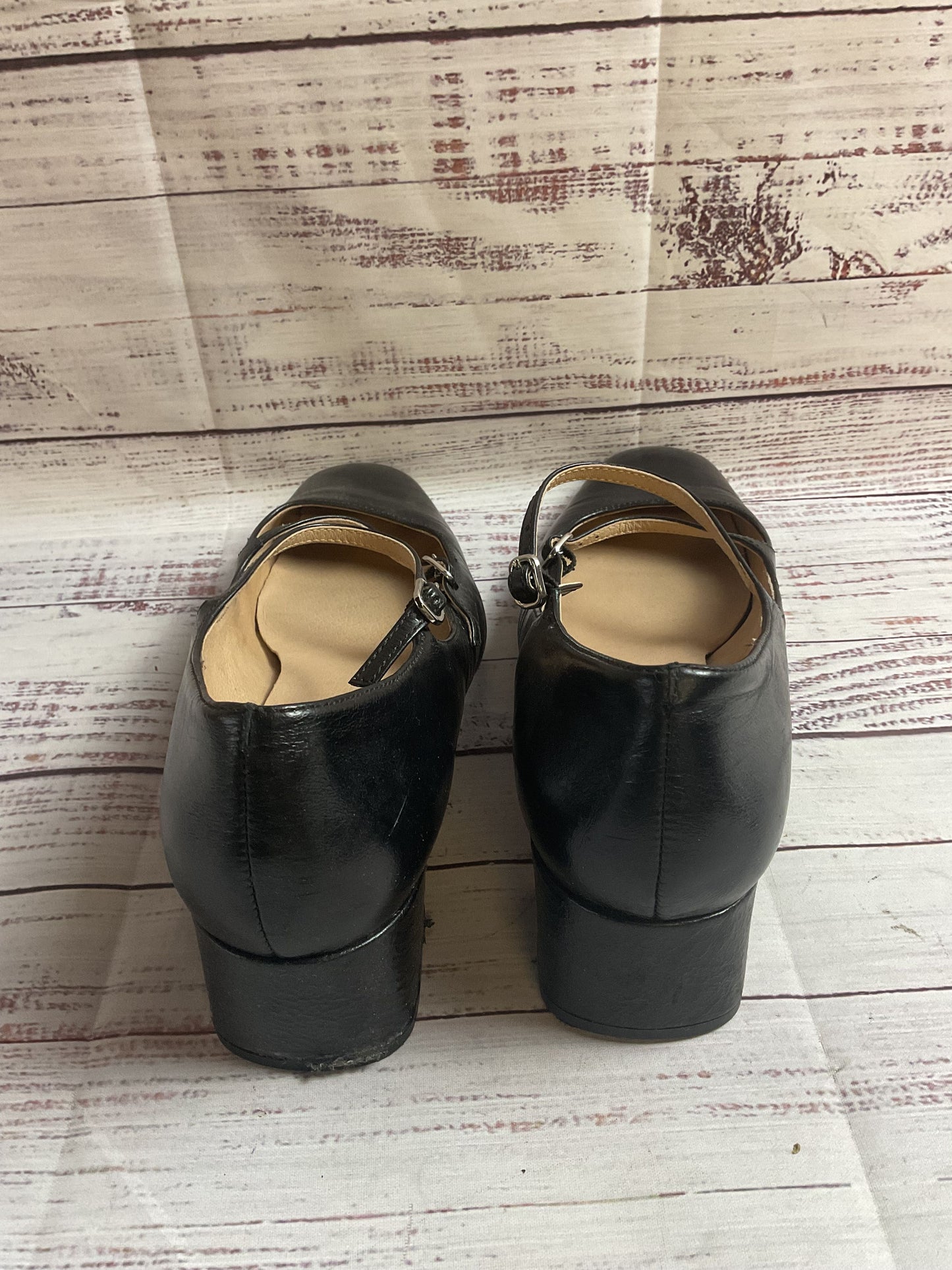 Madewell Black Pump Square Toe Heel Women 12
