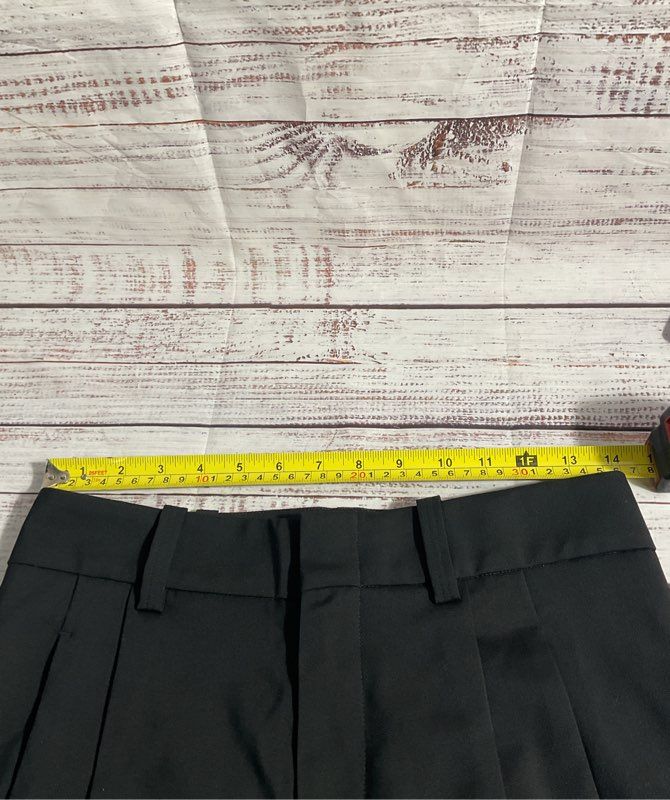 Anthony Vaccarello Women's Wool Black Dress Pants Size 34 EU Made in Italy