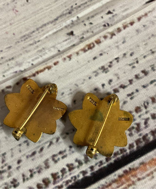 BB&B Bronze Vintage US Army 2 Brooch