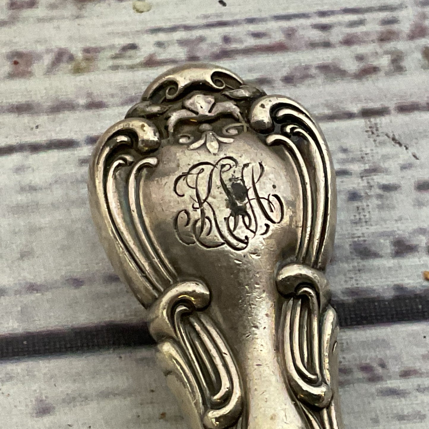 VTG. Carving Fork And Knife Sharpener- Monogram