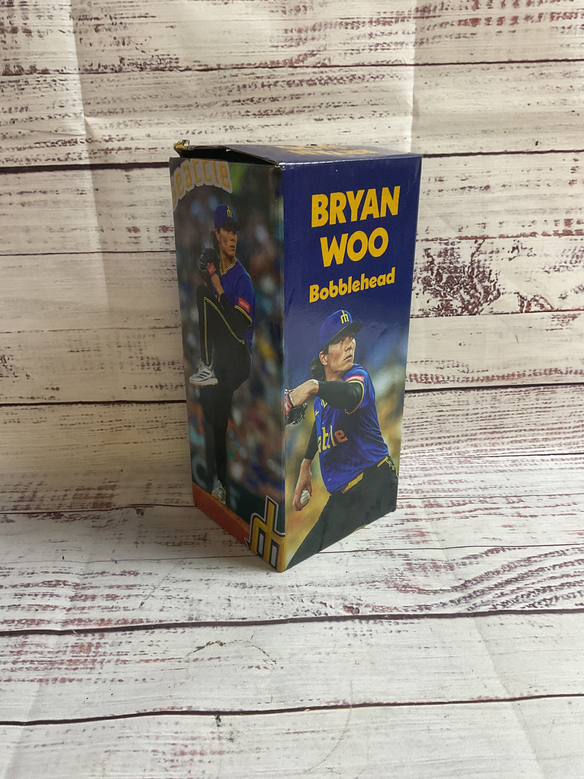 Bryan Woo Mariners Bobblehead In Box