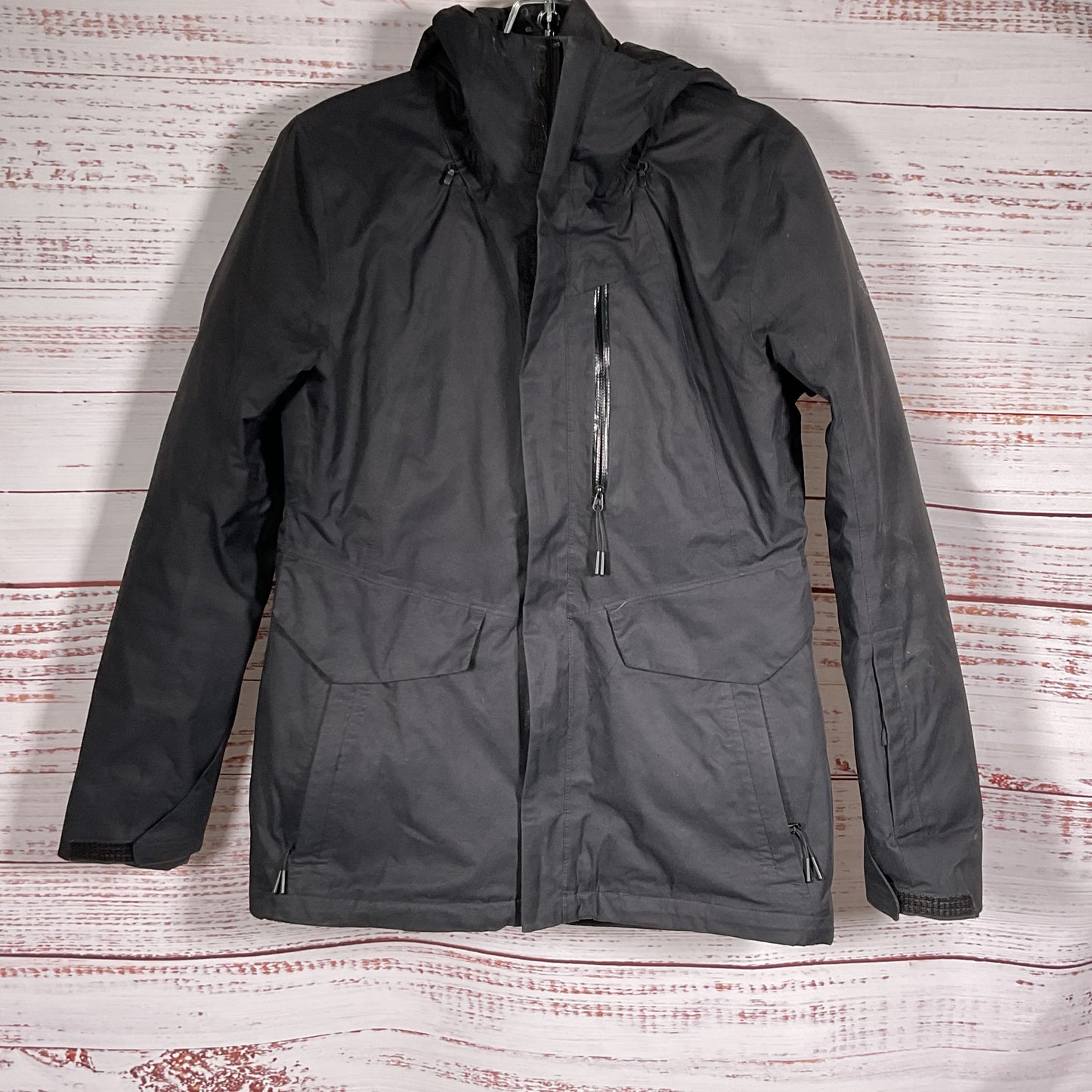 THE NORTH FACE Women's Black Removable Quilt Liner Hooded Jacket-SZ S/P