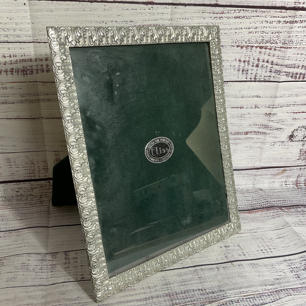 VTG. ELIAS Extra Fine Pewter 7.75" x 9.75" Picture Frame