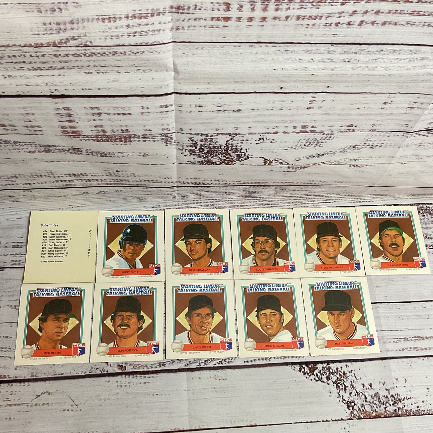 1988 Parker Brothers Starting Lineup Talking Baseball PADRES, DODGNERS, GIANTS