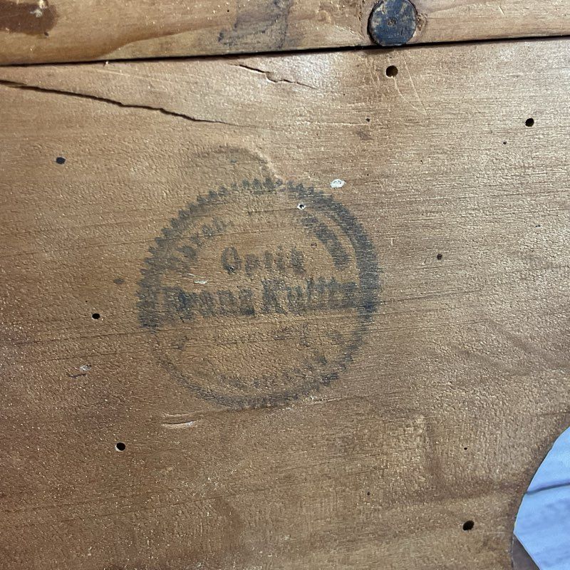 ANTIQUE PRANZ KULITZ Wood Victorian Wall Clock- 33"