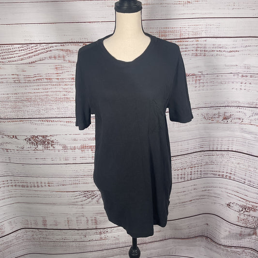 Helmut Lang Black Short Sleeve Front Pocket T-shirt - Size M