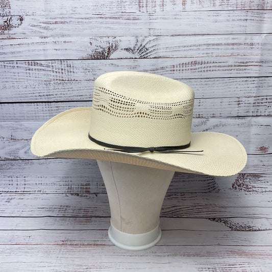 Cody James Bangora Straw Cowboy Hat - Size 7 1/4