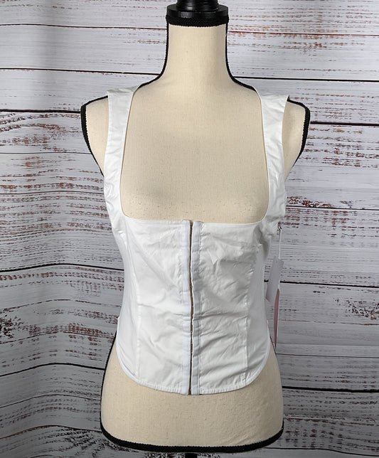 Good American Dolly Joleans Dolly Poplin Bustier White S