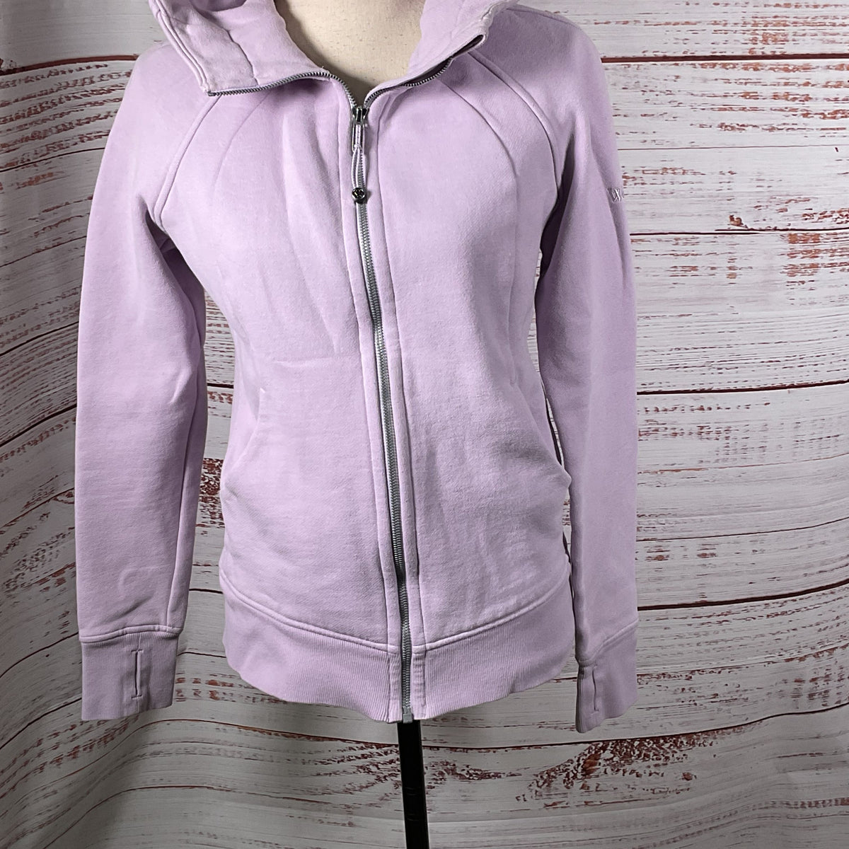 LULULEMON Scuba Women's Lavender Zip Up Hoodie- SZ 8
