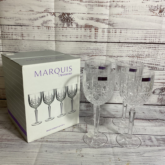 NEW MARQUIS By WATERFORD Set of 4 15oz Brady Goblets (1 OF 2)