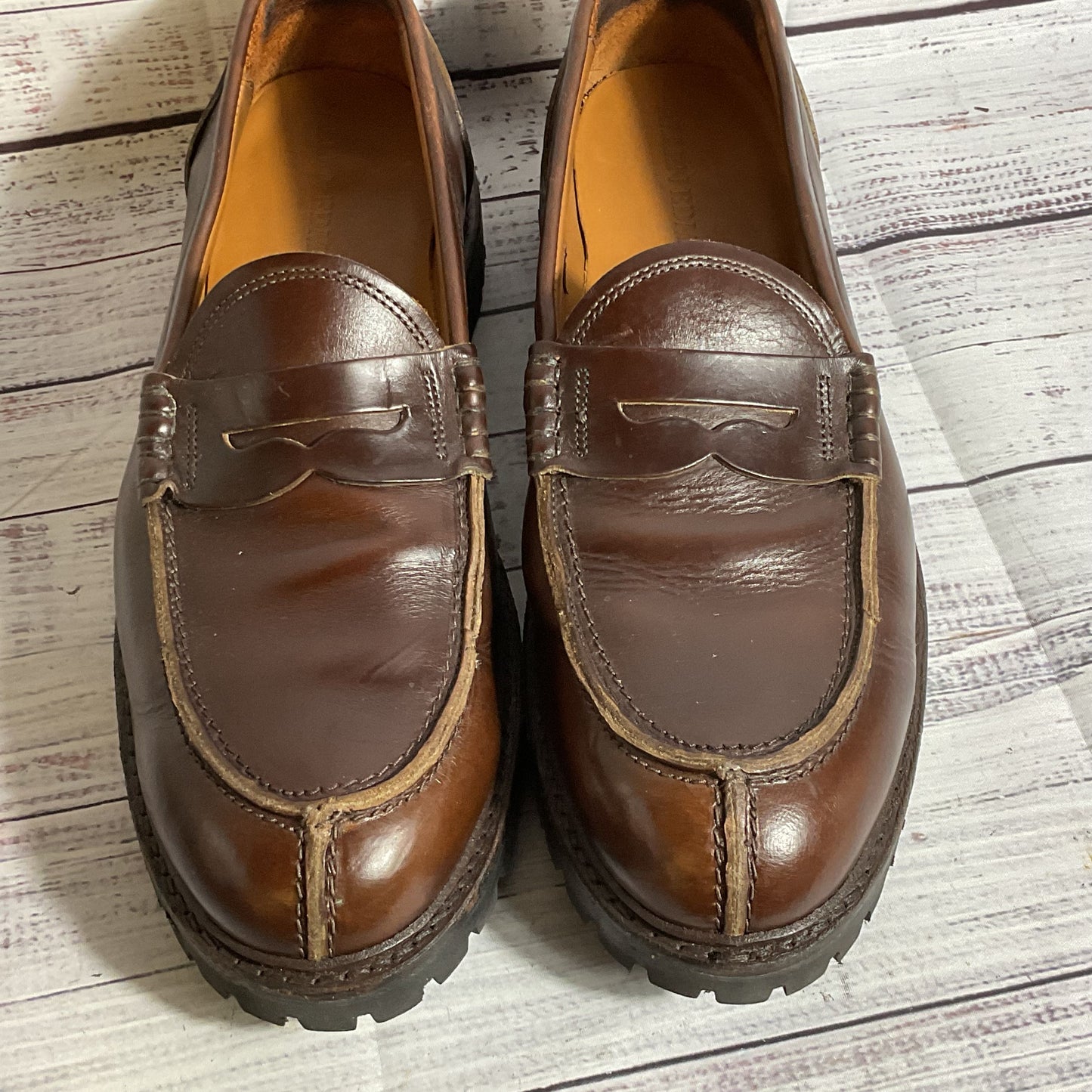 ALLEN EDMONDS Randolph Men's Brown Loafer Shoes- SZ 11