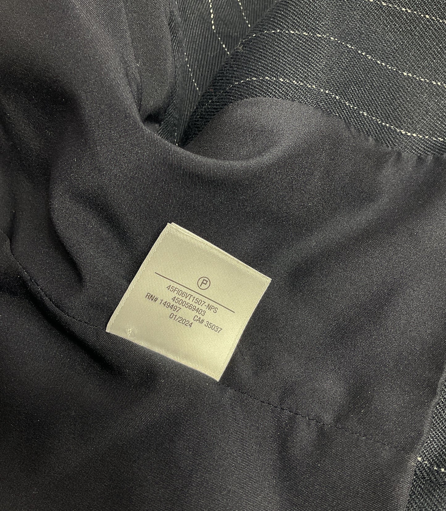 Favorite Daughter The Favorite Pinstripe Vest Navy XS