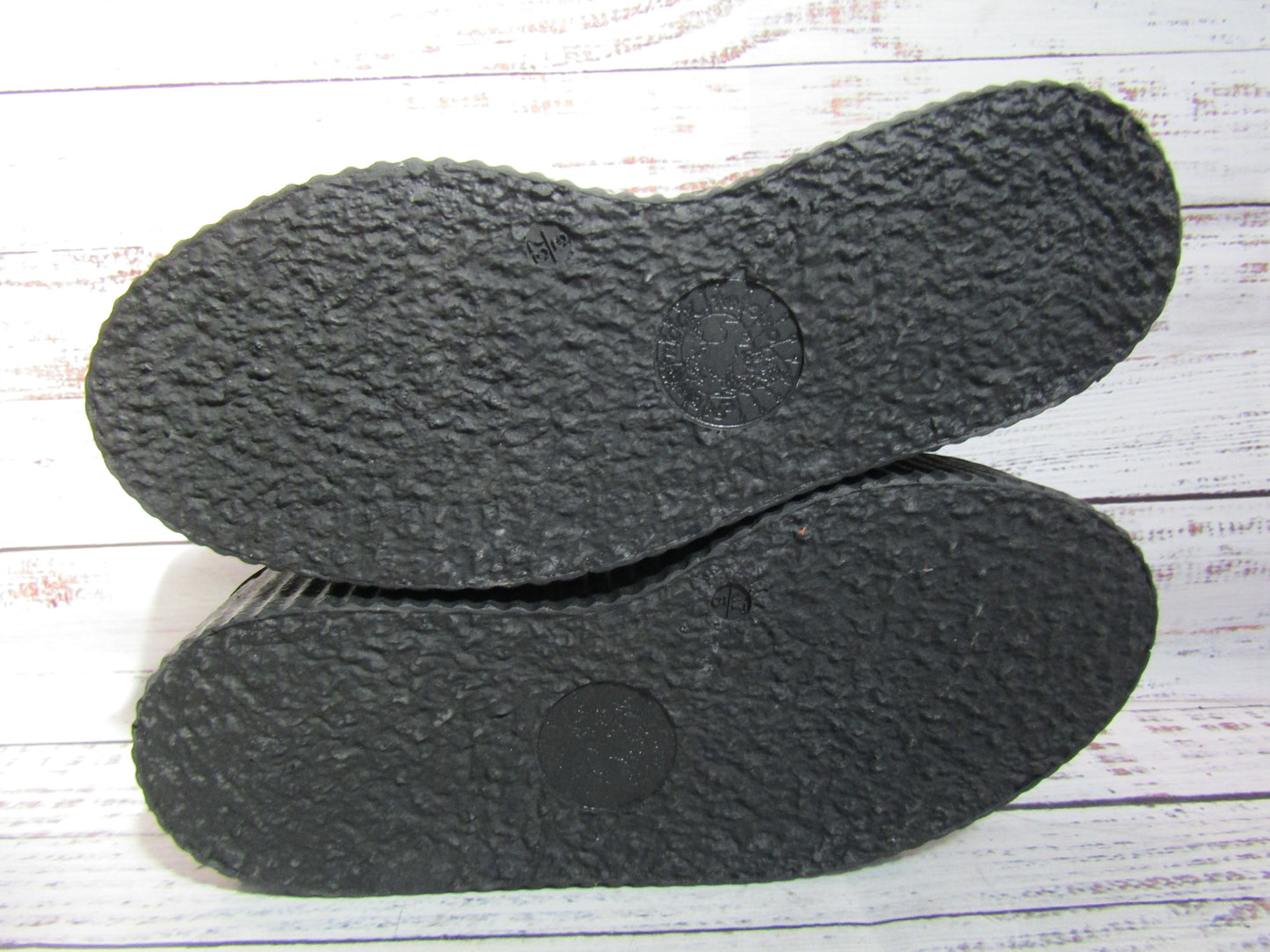 New Rock Creeper Women's Black Faux Leather Platform Oxford Size 7