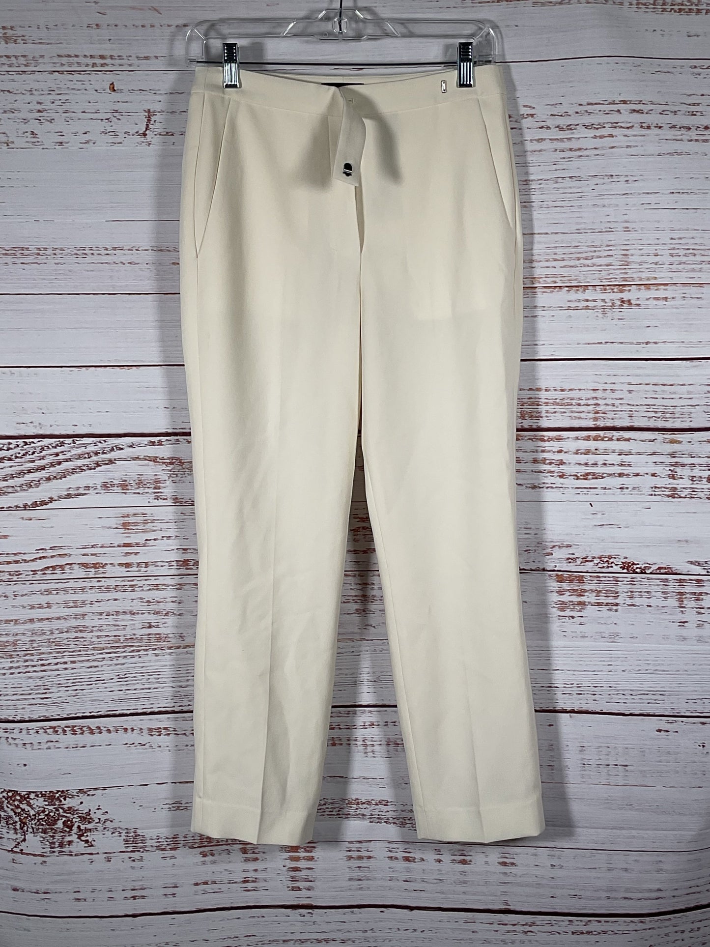 Theory Creme HW Trousers Pants NWT - Size 0