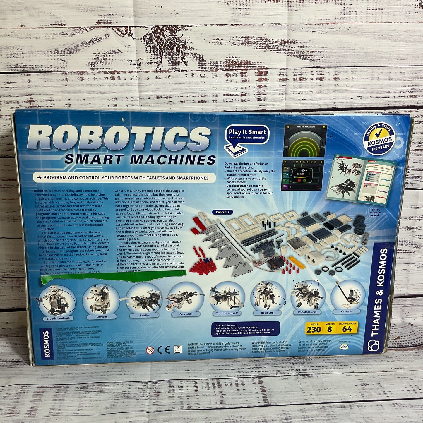 NEW SEALED Thames & Kosmos Stem Experiment Kit Robotics Smart Machines
