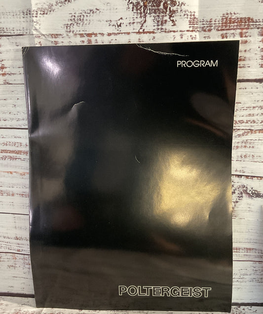 Poltergeist 1982 Movie Press Production Programs Lot of 2