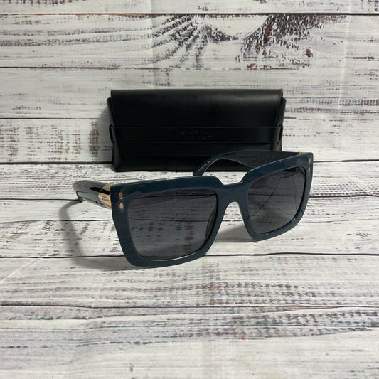NEW Isabel Marant IM 0213/S Blue & Gold Square Frame Sunglasses w/ Black Case