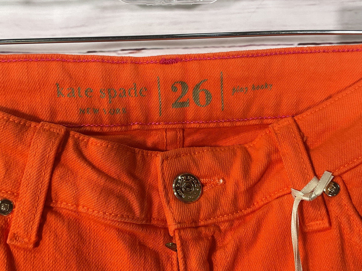 Kate Spade Orange Perry Street Jeans - Size 26