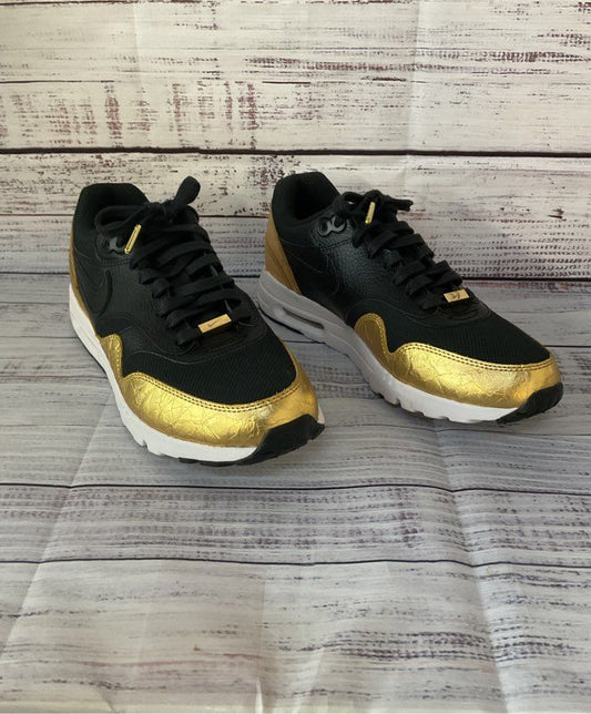 Women's Nike Nike Air Black And Gold Sneakers Size 7