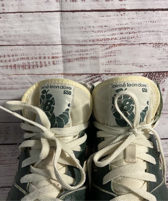 New Balance 650R x Aime Leon Dore ALD Botanical Green & Cream Size 12