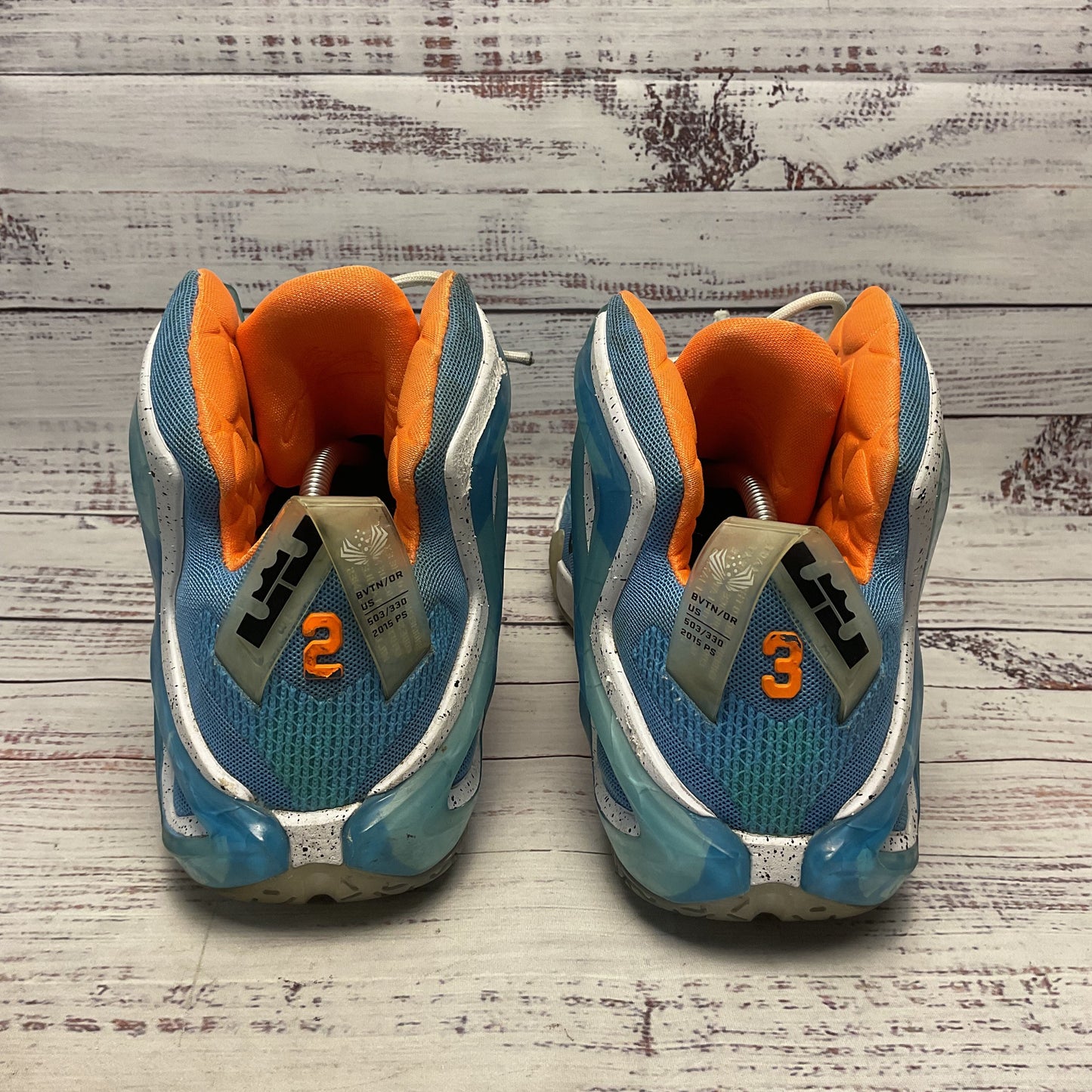 Nike LeBron 12 Elite Elevate Blue Athletic Sneaker Shoe Men Size 12
