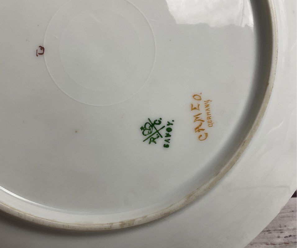 Rosenthal Vintage Cameo Porcelain Perseus Savoy Plate White