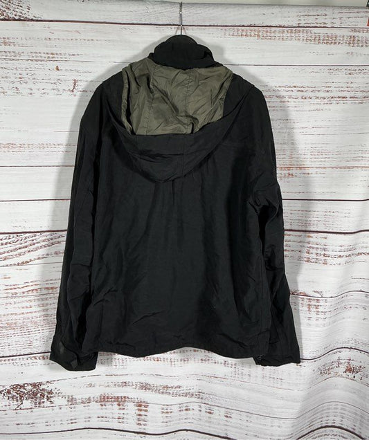 Men's Carhartt Black Coat with removable hood Size M AS IS