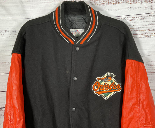 Vintage Identity Inc. MLB Baltimore Orioles Letterman Varsity Jacket Size XXL