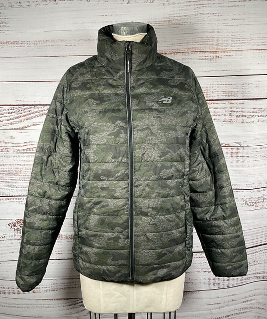 New Balance Camouflage Bomber Jacket Green S
