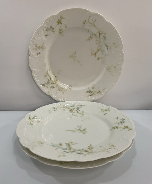 Vintage Haviland & Co. Schleiger 245 Floral Salad Plate Made in Limoges France