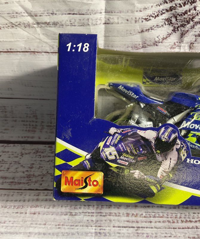 Maisto 1:18 Honda RCV 211 2004 Sete Gibernau Telefonica Movistar