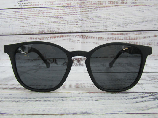 Parafina Ruta Black Rubber Square Sunglasses