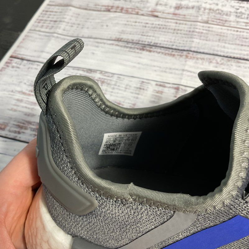 Adidas NMD R1 PK Primeknit Parley Recycled Plastic Grey Athletic Sneaker Men 9.5