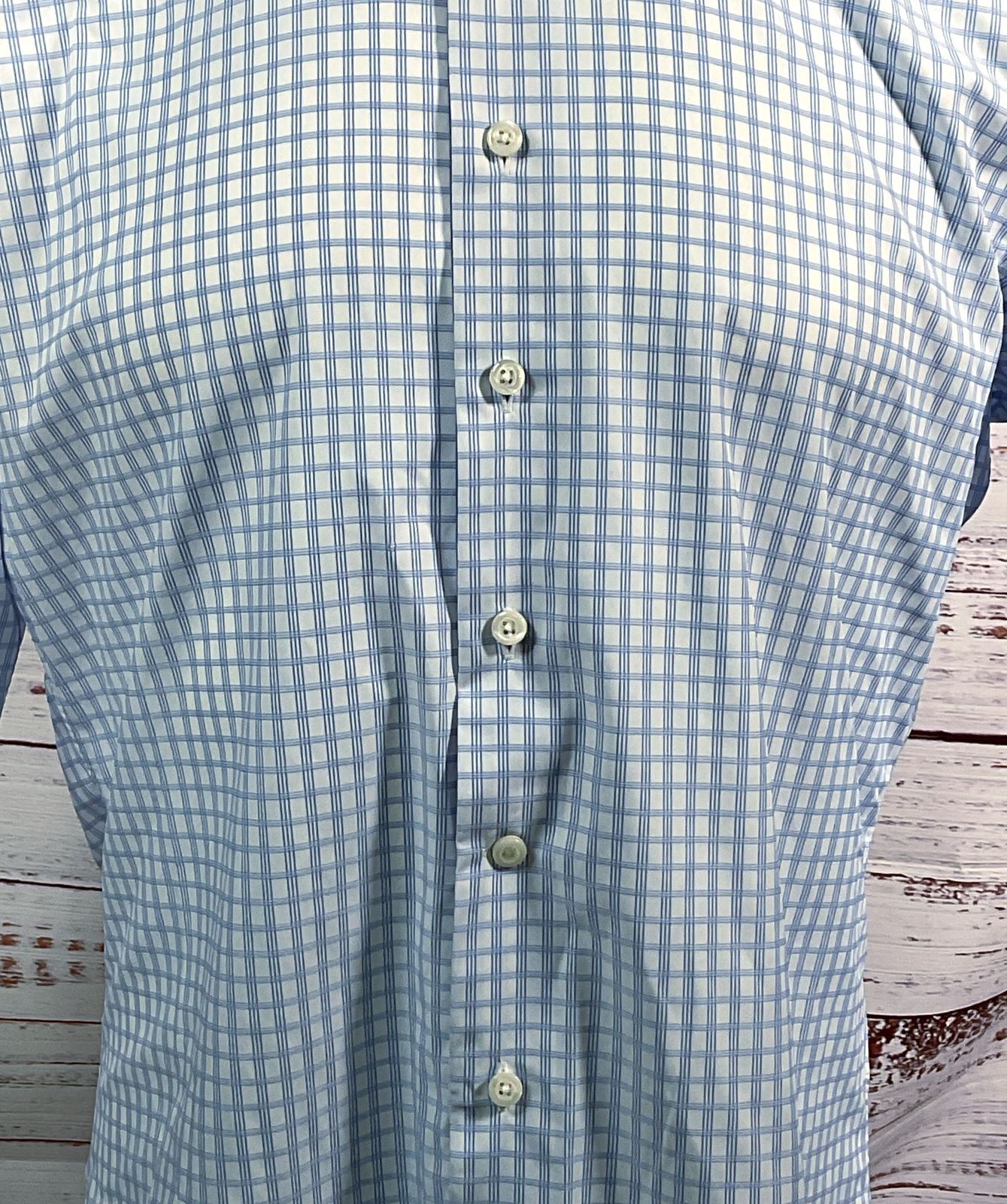 Liberty Shirt Co Checkered 3/4 Sleeve Shirt Blue
